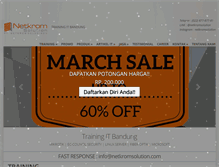 Tablet Screenshot of netkromsolution.com